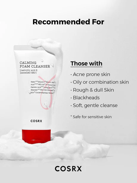 COSRX AC Collection Calming Foam Cleanser 150ml - Image 6