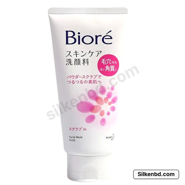 Biore Skincare Facial Wash Scrub For Dirty Pores and Dead Skin 130g